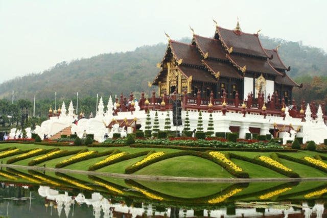 a temple in Chiang Mai, Thailand