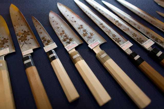 Sushi knives shop in Tokyo