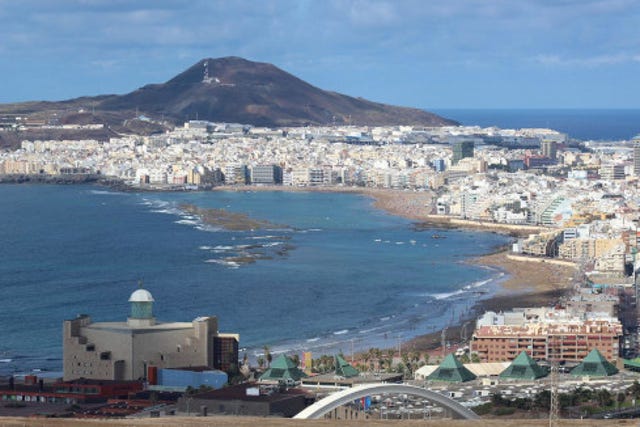 Las Palmas de Gran Canaria coastline